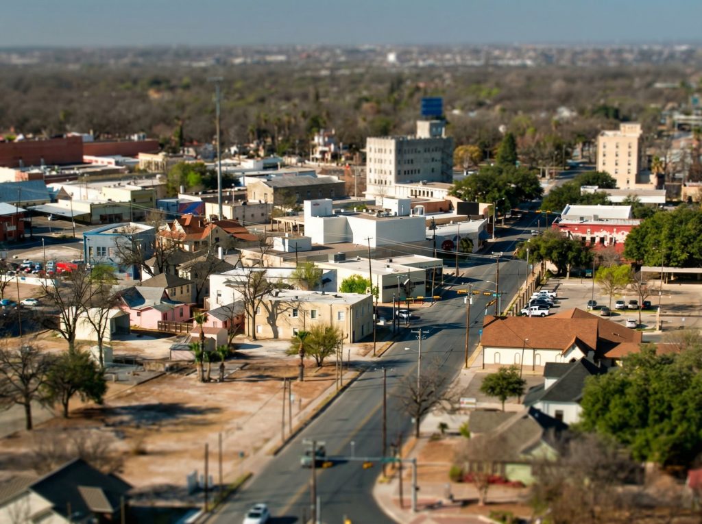 Rio Grande Valley construction boom with cranes and building development projects in growing Texas region